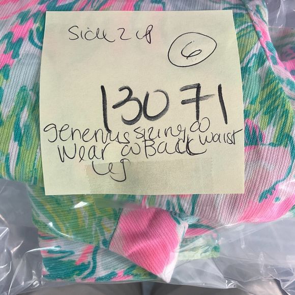 Lilly Pulitzer Womens Cotton Shorts Colorful Print Mid Rise Side Zip Size 0 * - Picture 10 of 11